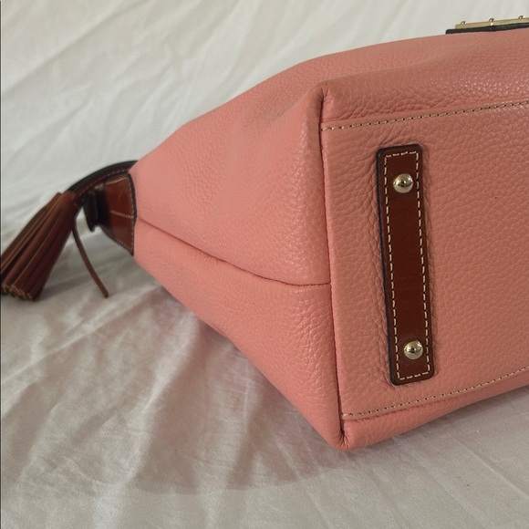 DOONEY & BOURKE Pebble Grain PAIGE SAC HOBO/Shoulder Bag~Pale Pink New - Picture 9 of 12